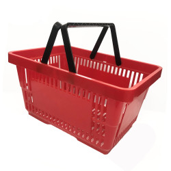 Купівельні кошики для супермаркету PLAST 22 Red